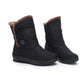 Thick Fur Snow Boots for Women Winter Ankle Boots Warm Waterproof Booties Black Red Casual Shoes Plus Size Outdoor Footwear Non Slip