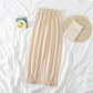 Women's Casual Loose Corset Pants Student Trousers Corset Waist Thin Summer Thin Section Harajuku Style Ins Large Size Pants Wide Leg Pants