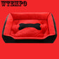 Fashion Printing Dog Bed For Small Medium Dog Warm Non-Slip Pet Blanket Indoor Pet Bed