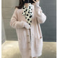 Sweater Coat Women's Autumn Korean-style Loose-Fit Mid-length Outdoor Knitted Cardigan