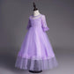 Children's Dresses Children's Princess Dresses Sleeves Girls Birthday Party Dresses Long Puff Skirts