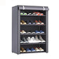 3/4/5/6 Layer Shoes Shelf Easy Assembled Shoe Rack Cabinet Shoe Organizer Stand Holder Home Shoe Box