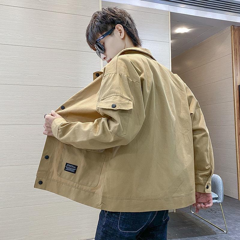 Men's Casual Clothes Autumn and Winter Jacket Trend Tooling Jacket Men's Autumn Clothing