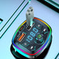 High Quality Bass Car MP3 Player Dual USB Port Fast Charger Car Bluetooth Receiver Smart Audio Car Accessories