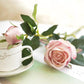 Bulgarian Rose Simulation Bouquet Fake Flower Decoration European Plastic Flower Decoration Silk Flower Living Room Table Decoration