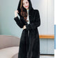 Women Winter Warm Faux Fur Coat Thick Women Long Hooded Coat Women Warm Fleece Lining Coat