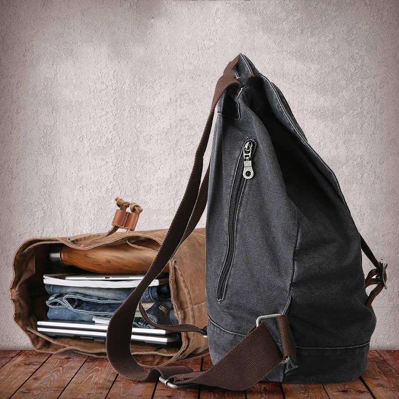 Man Backpack Foldable Travel Bagpack School Bag Casual Waterproof Male Small Rucksack Convenient Bag