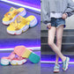 Thick bottom slippers female summer students wear non-slip soft bottom word sandals and slippers