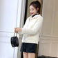 Non-shedding Casual Jacket Autumn and Winter Lapel Long-sleeved Sweater Thick Short Knitted Cardigan