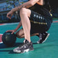 36-46 Men Sneakers Graffiti Basketball Shoes Shockproof Lightweight Breathable Leather Running Shoes