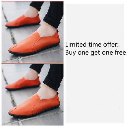 Buy a pair to get a pair of Peas shoes men's shoes Korean version of the trend of wild casual shoes