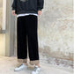 Corduroy Pants Women's Autumn and Winter New Korean Style Loose High Waist Wide-leg Pants Plus Velvet Thick Casual Trousers