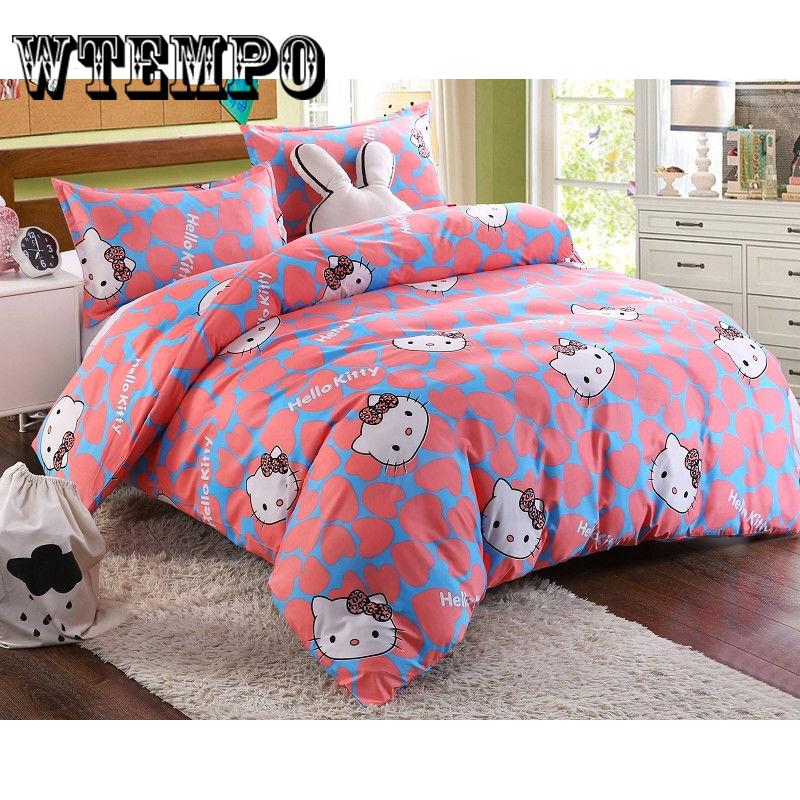 WTEMPO Brand Duvet Cover Set Quilt Cover + Pillowcase Set Bedding Set Twin Queen Size Duvet Cover