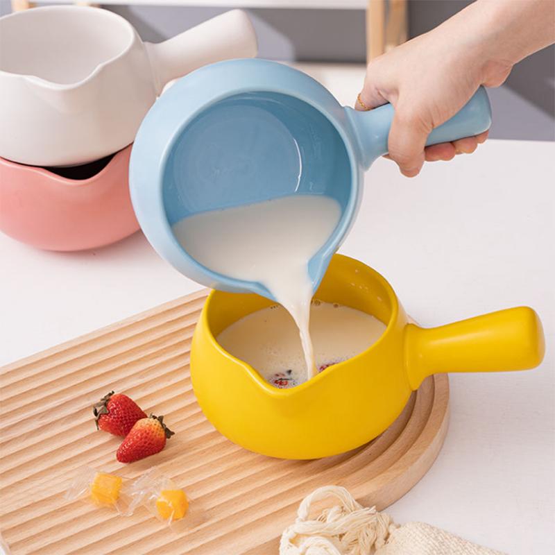 Japanese milk pot ceramic household non-stick pot porridge instant noodle hot milk baby food supplement mini casserole