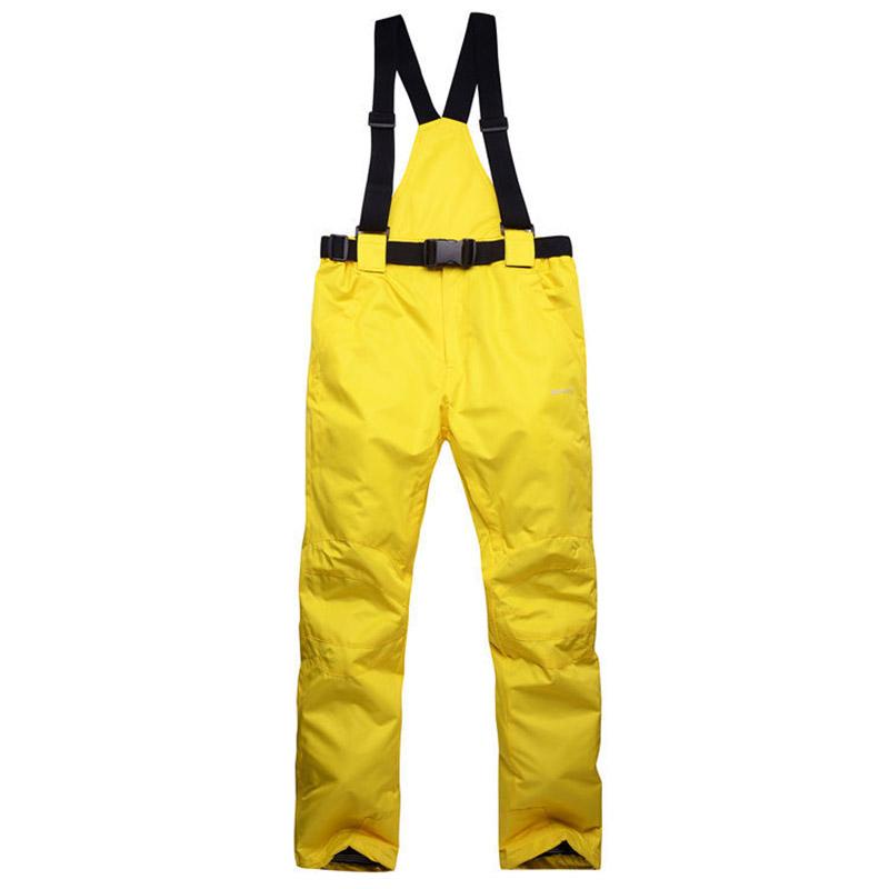 Men's and Women's Ski Pants Winter Outdoor Warm and Windproof Waterproof Snowboard Pants Jumpsuit Ski Overalls Snow Pants