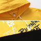 WTEMPO Youth Men Sports Suit Spring Campus Hooded Sportswear Pullover Suits Casual Loose Clothing