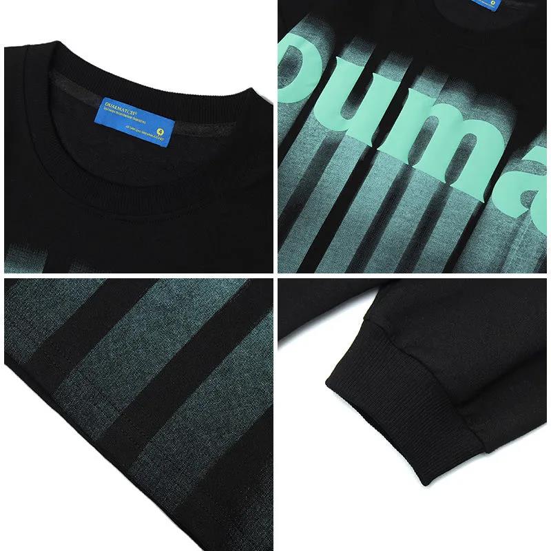 2021 Spring and Autumn New Splicing Pullover Fashion Korean Thick and Thin Women's Sweatshirt Black Women's Hoodi