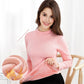 Women Winter Autumn Clothes Thermal Underwear Plus Velvet High-neck Tops Female Tight Thicken Windproof Soft Lining Long Sleeve High Elasticity Slim