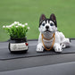 Cute Creative Car Shaking His Head Dog Car Interior Decoration Car Interior Decoration Toys