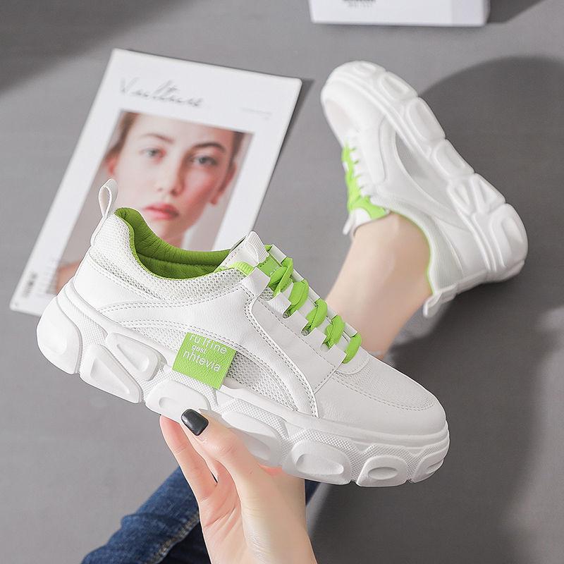 White Sneakers Women Shoes Chunky Sneakers Shoes Woman Tenis Feminino Breathable Mesh Dad Shoes