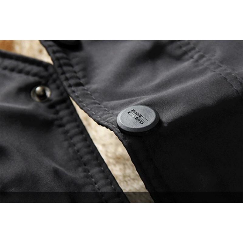 Men's Autumn and Winter Warm Cotton Vest Middle-aged and Elderly Wool Liner Padded Business Casual Loose Waistcoat Top Cardigans Vest Coat