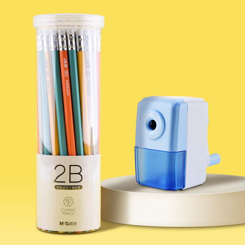Candy Color Pencil Non-toxic Children 2BHB Triangle Pole Positive Hexagon Pole Pencil