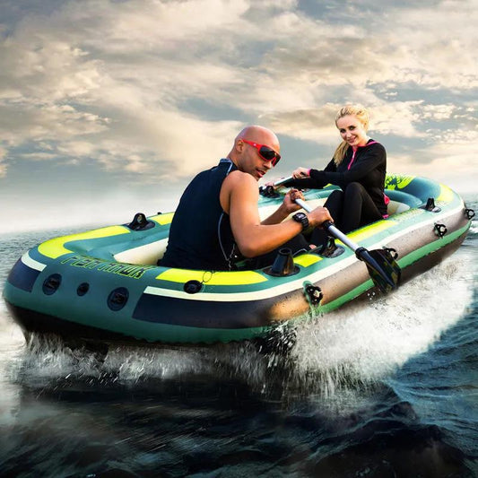 Manual Inflatable Inflatable Boat Thick Wear-resistant Kayak Speed Boat Assault Boat Cushion Life-saving Inflatable Boat Fishing Boat