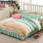 Cotton Bed Skirt Mattress Cover Petticoat Twin Queen Bed Skirts Bedspread Bedding Sets