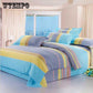 Bedding Set Leaf Comfortable Duvet Quilt Cover Pillow Case Home Decor
