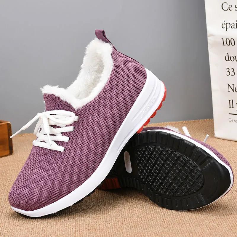 Winter Women's Sports Shoes Fashion Cotton Boots Women's Warm and Comfortable Shoes Leisure Sports Cotton Shoes
