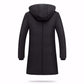 Men's Medium Length Down Jacket Winter White Duck Down Warm Down Jacket