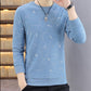Men's Casual Long-sleeved T-shirt Spring and Autumn Korean Version of The Bottoming Shirt Youth Handsome Top Trend Sweater