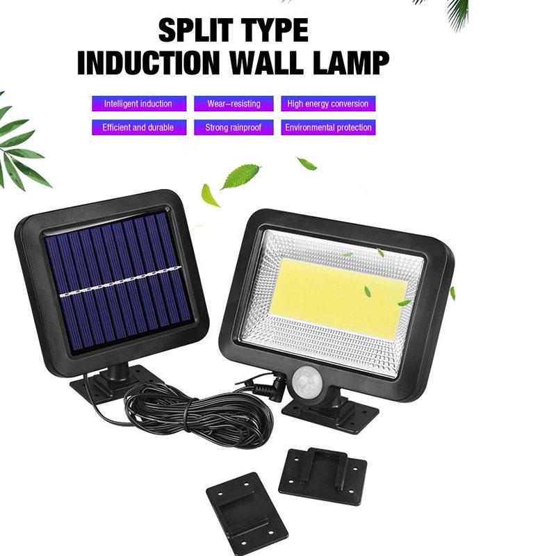 56 LED Solar Lamp Outdoor Waterproof PIR Motion Sensor Solar Powered Wall Lamp