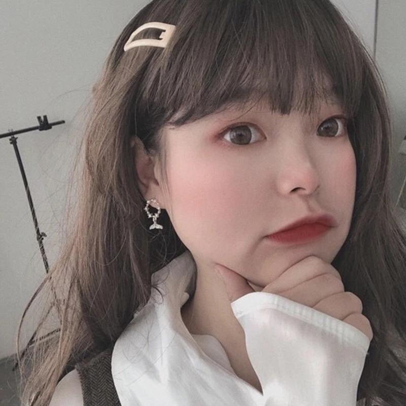 7PCS Cute and Sweet Bangs Clip Side Clip Candy Color Square Hairpin BB Clip Hairpin Hair Accessories Shiny Hairpin for Girl