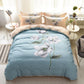 Fashion 4pcs 3D Dolphin Bedding Sets Queen King Size Bed Set Bedroom Comforter Duvet Cover