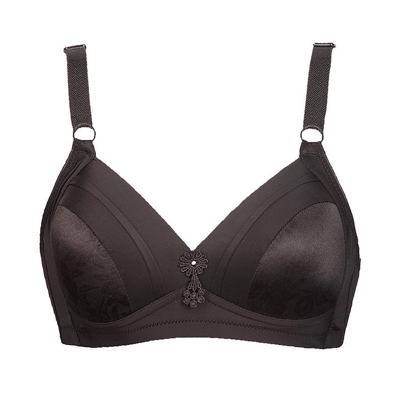Large Size Women's Underwear Thin Section No Steel Ring Bra Light and Thin Breathable Gathers Breasts and Prevents Sagging