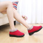 Women's Autumn and Winter Cloth Shoes Fleece Warm Cotton Shoes Thick Sole Mother Shoes