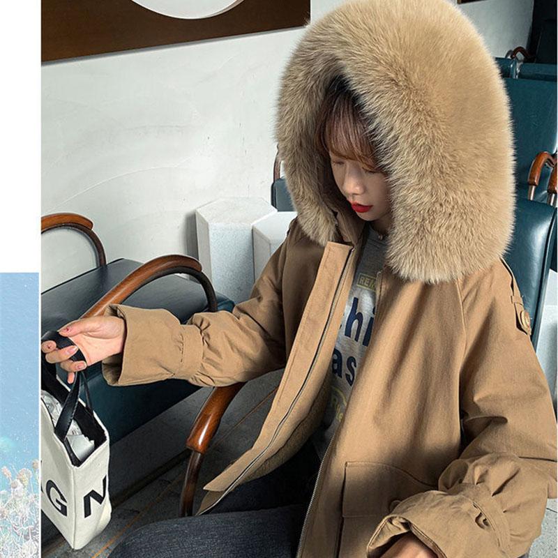 Short Down Cotton Coat Cotton Jacket Women's Coat Winter Student Korean Version Loose Plus Fleece Parkas Women