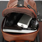 Chest Bag Men Large Capacity Multi-pocket Zipper Color Matching Shoulder Bag Outdoor Sports Pockets