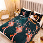 Use A Thicker Blanket on The Bed To Soften and Soften The Blue Fleece Blanket To Thicken The Extra Blanket Quilt Coral Fleece Bed Siesta Cover Blanket