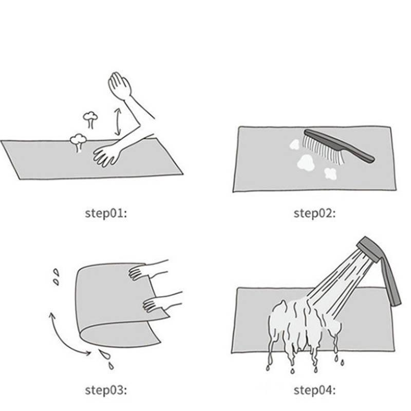 Semi-circular Carpet Door Pad Bedroom Carpet Door Pad Diameter 80/100 Cm Home Water Absorption Non-slip Enters The Door Pad Door Carpet