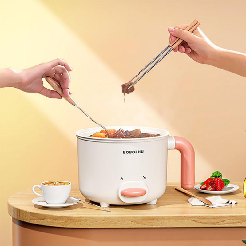 Small Electric Pot, Bedroom, Small Pot, Multi-function Electric Frying and Cooking All-in-one Pot, Household Cooking Pot