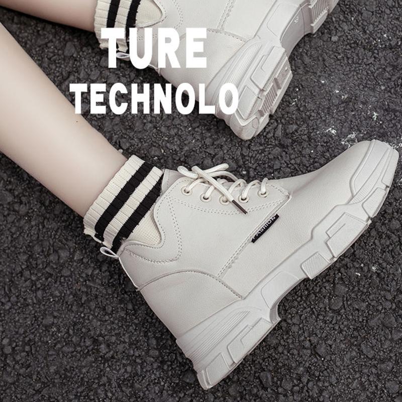 Autumn Female Martin Boots Shoes Korean Style All-match British Style Short Boots