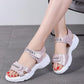 Sandals Ladies Students Korean Version  Roman Shoes Flat College Style Wild Summer Fashion Comfortable  Breathable