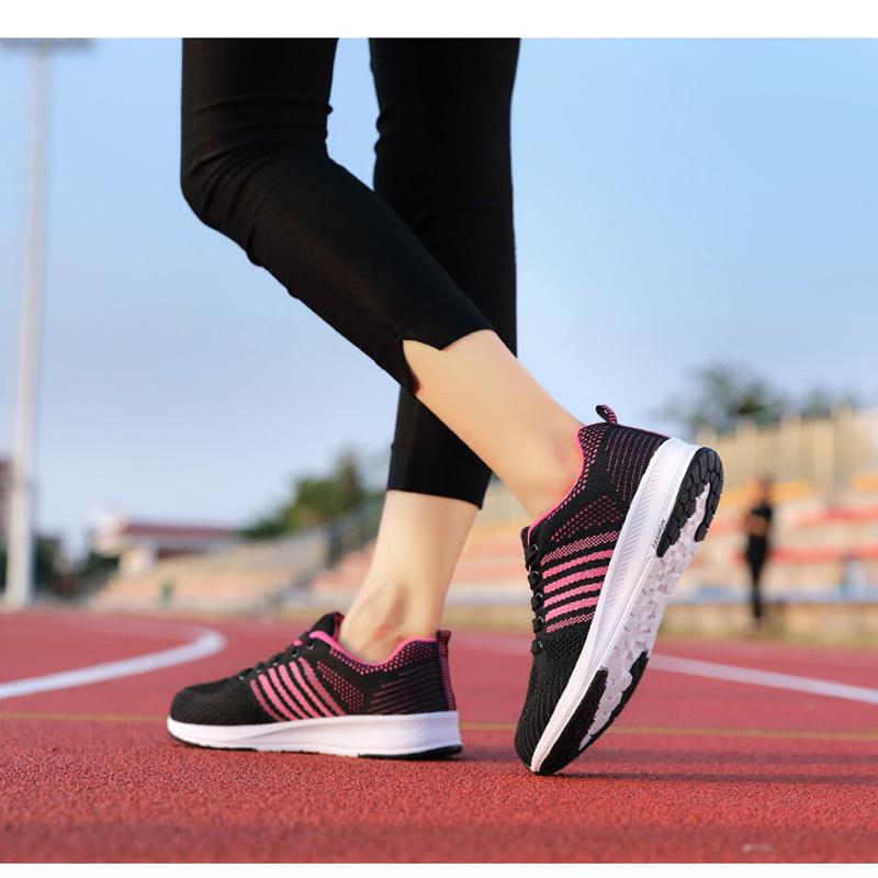 Light Super Women's Shoes Breathable Mesh Summer Sneakers Outdoor Casual Running Shoes Female Walking Shoes