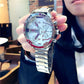 Men Automatic Mechanical Watch Stainless Steel Watch Luminous Hands Waterproof Mens Wristwatch