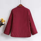 Chinese Tang Suit Cotton-padded Clothes Republican Style Women's Improved Cheongsam Jacket Retro Chinese Style Quilted Thick Cotton Linen
