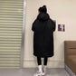 Down Padded Jacket Women's Winter Mid-length Korean Style Padded Jacket Parker Thick Bread Jacket Loose Padded Jacket