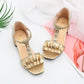 Children's Roman Shoes  Girls' Sandals  Fashion High-heeled Korean Version  Big Children's Soft-soled Little Girl Princess Shoes