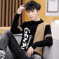 Winter Thick Sweater Men Long Sleeve Slim Fit Knitting Men's Warm Christmas Sweater Casual Pullover